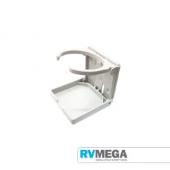 RV MEGA Fold Down White Drink Holder