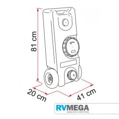 Fiamma Fresh Water Rollaway Tank 40ltr