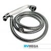 RV MEGA Bedroom, Bathroom & Laundry Elbow Shower Head With Chrome Hose