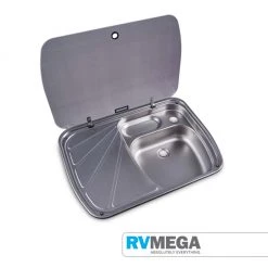 Dometic Sink With Drainer - Flush Mounted Lid -600 X 445mm
