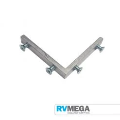 RV MEGA NZ 40mm Corner Bracket With Screws - 1x NZ Caravan Parts