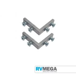 RV MEGA 1x NZ 25mm Corner Bracket With Screws