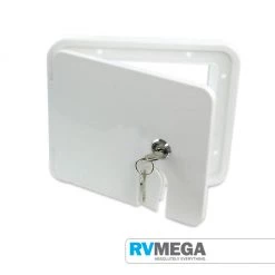 RV MEGA Lockable Power Cable Hatch Renovation & New Build Hardware