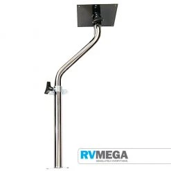 RV MEGA Chrome Swing Away Table Pedistal With Mounts