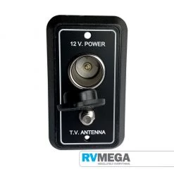 RV MEGA Single Socket & Antenna Jack Audio, Visual & Satellite