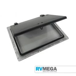 RV MEGA Metal 200 X 280mm Spring Lid Vent Roof & Wall Vents