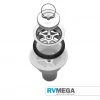SMEV Dometic Straight Waste Outlet 25mm