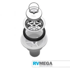 SMEV Dometic Straight Waste Outlet 25mm