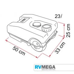 Plumbing & Water Fiamma Grey Water Waste Tank 23ltr