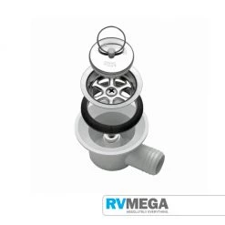 DOMETIC Waste Outlet 25mm Angled