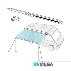Fiamma Awning Straight Rafter For F45/50