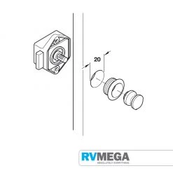 RV MEGA Renovation & New Build Hardware MINI ROSETTE