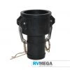 RV MEGA Camlock 32mm Female Hose Tail