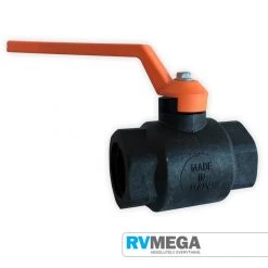 RV MEGA Poly Ball Valve 32 Mm - Orange Handle