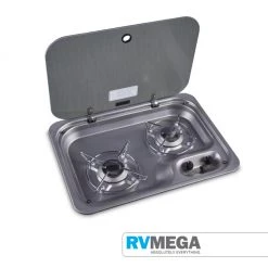 Dometic 2 Burner Hob With Glass Lid - 460 X 335mm Essential Items