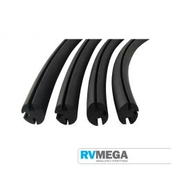RV MEGA Rubber Weather Strip, 1.6 Panel, 4.8 Glass Renovation & New Build Hardware