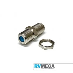 RV MEGA Audio, Visual & Satellite Male To Male Threaded RG6 Coax Connector - Each