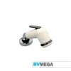 RV MEGA Elbow Trigger Shower Rose - White With1.5m Hose