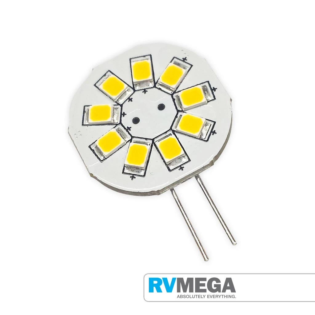 RV MEGA G4 9 LED's Cool White Side Pin 8-30V 3 RV MEGA G4 9 LED's Cool White Side Pin 8-30V