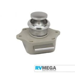 RV MEGA Renovation & New Build Hardware Chrome Push Lock, Rosette & Knob