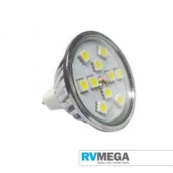 RV MEGA Electrical & Lighting MR16 10 LED Cool White - Halogen Replacement