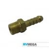 RV MEGA Brass Tail, 8mm Hose To 3/8 BSP Gas Equipment