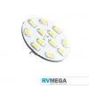 RV MEGA Electrical & Lighting G4 12 LED 10-30V Cool White Rear Pin