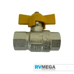 RV MEGA Brass Gas Ball Valve 3/8 Inch BSP Gas Equipment