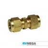 RV MEGA Gas Equipment Brass Straight Union Connector 5/16