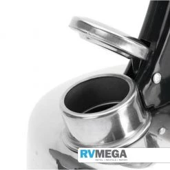 CAMPMASTER Essential Items Whistling Kettle 2L Stainless Steel