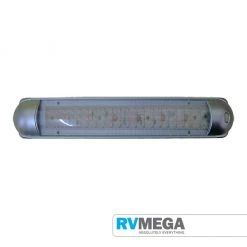 RV MEGA Silver Interior Light - 60 LED Cool White With Switch 12/24v DC Electrical & Lighting