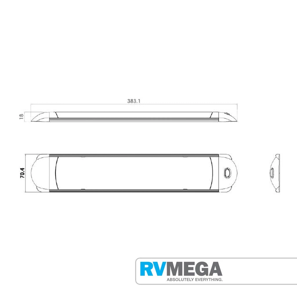 RV MEGA White Interior 60 LED Light With Switch Cool White 12/24v DC Electrical & Lighting 4 RV MEGA White Interior 60 LED Light With Switch Cool White 12/24v DC Electrical & Lighting