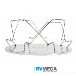 RV MEGA Cooking & Dining Stainless Steel Round Camp Toaster