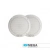 Audio, Visual & Satellite Majestic 6 Inch Ultra Slim Marine RV Outdoor Waterproof Speakers