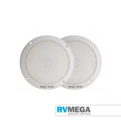 Audio, Visual & Satellite Majestic 6 Inch Ultra Slim Marine RV Outdoor Waterproof Speakers
