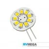 RV MEGA Electrical & Lighting G4 9 Warm White LED Side Pin - Halogen Replacement 130 Lumens