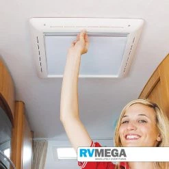 RV MEGA Roof & Wall Vents Fiamma Roller Blind For 400 X 400 Vent - Universal