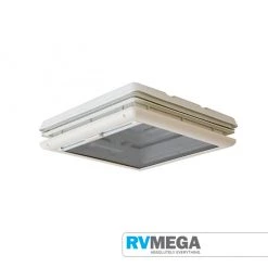 Fiamma 4 Way Vent 50 X 50 Crystal Grey With Blind Essential Items