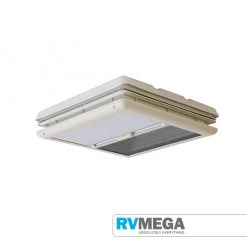 Fiamma 4 Way Vent 50 X 50 Crystal Grey With Blind Essential Items