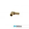 RV MEGA Gas Equipment Brass Male Elbow 8mm Hose To 3/8 MBSPT