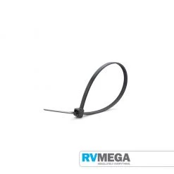 RV MEGA Cable Tie, 200 X 4.8mm Black Electrical & Lighting