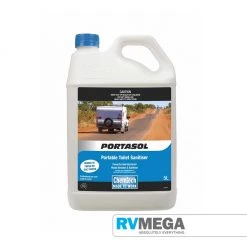 CHEMTECH Portasol Toilet Sanitiser 5L - Septic Tank Safe Bedroom, Bathroom & Laundry