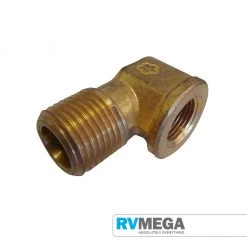 RV MEGA Brass M/F 1/8 In BSP Elbow Gas Equipment
