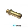 RV MEGA Brass Tail 10mm Hose To 1/8 BSP Male Gas Equipment