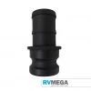 RV MEGA Camlock 20 Mm Hose Shank Adaptor