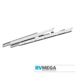 RV MEGA Soft-Roller 50RVAS Drawer Slides, White Renovation & New Build Hardware