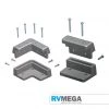 CAMEC Solar Panels & Accessories Solar Panel Mounting Kit - Black 6 Piece