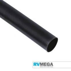 RV MEGA Black 12.7 To 6.4mm Heatshink Per Metre Electrical & Lighting