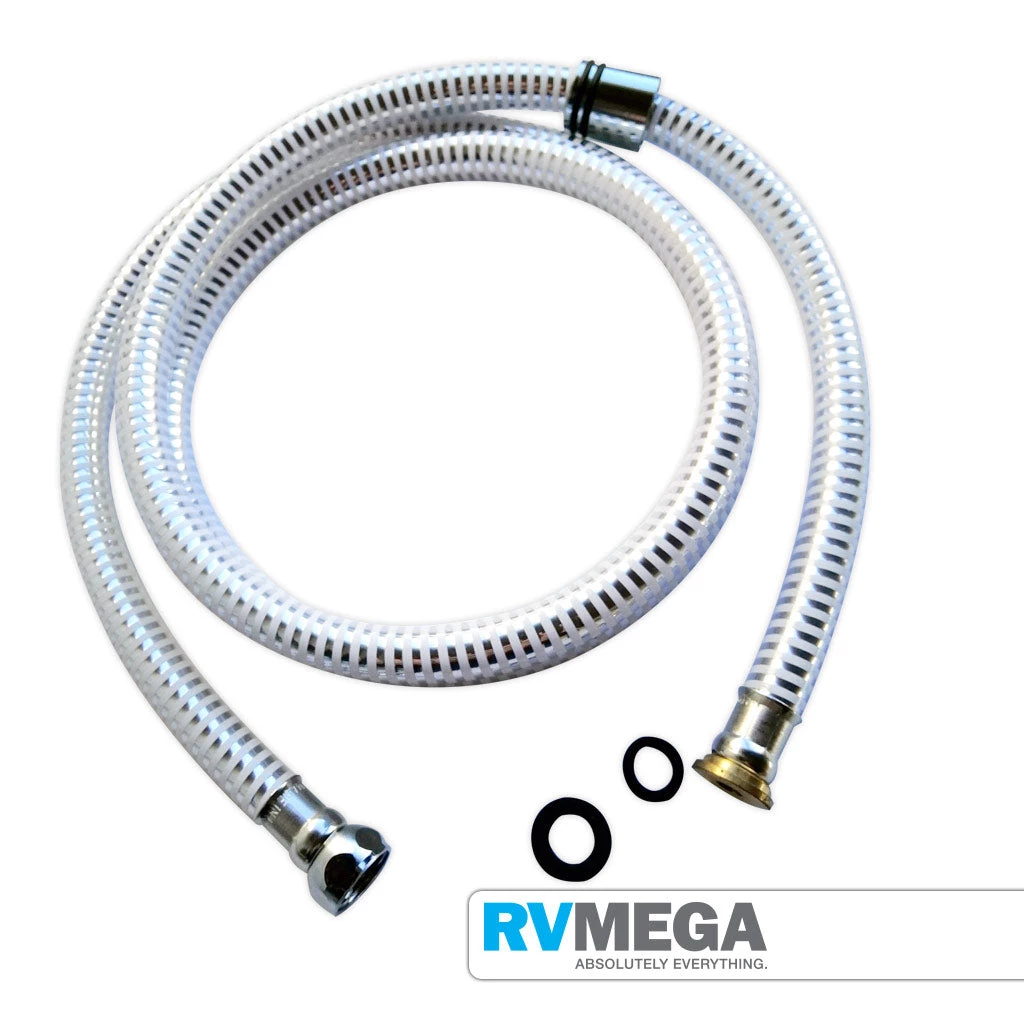 RV MEGA Chromed PVC. 1.5m Shower Hose. Bedroom, Bathroom & Laundry 3 RV MEGA Chromed PVC. 1.5m Shower Hose. Bedroom, Bathroom & Laundry