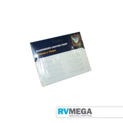 ULLRICH ALUMINIUM Roof & Wall Vents Louvred Vent 150 X 75 White